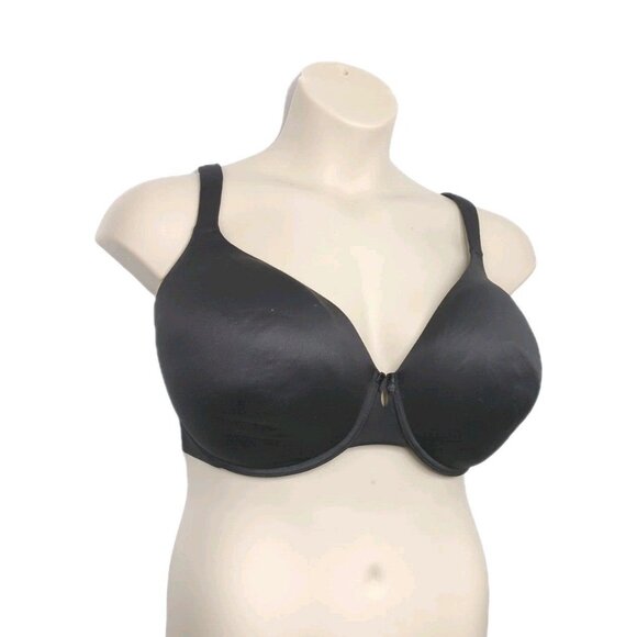 Lane Bryant Cacique Bra Intuition Full Coverage Lined Black 42DD - Picture 6 of 10